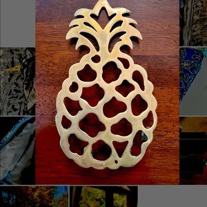 Brass 🍍Pineapple jewelry holder, pot holder, cup holder, etc.